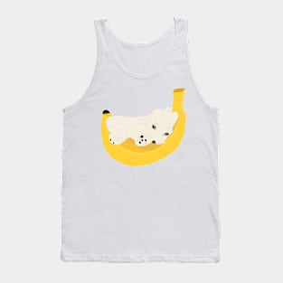 Cute Banana Maltipoo Tank Top